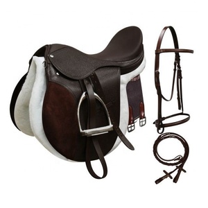 English <b>Saddle</b> Set High Quality Best Leather English Jumping <b>Saddle</b> Set - Product Image 4