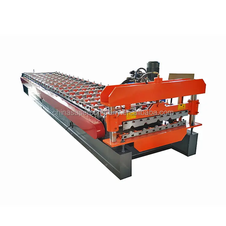 Máquina perfiladora de paneles de techo Africa IBR para línea de producción de aluminio y acero