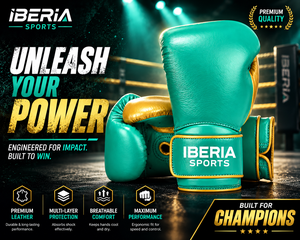 Gants de boxe de qualité supérieure IBERIA pour l'entraînement, le sparring, le sac de frappe, logo personnalisé, équipement de boxe OEM - Product Image 6
