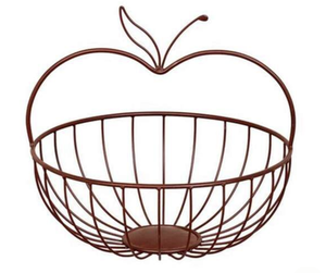 Cestas de Almacenamiento de Frutas para Cocina con Base de Madera, Nuevas, de Acero Inoxidable, Ecológicas, Modernas, Decorativas para Mesa - Product Image 4