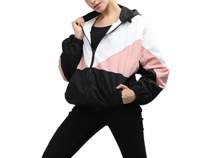 Chaqueta Cortavientos Ligera al por Mayor 2026, 100% Poliéster, para Mujer, con Logotipo Personalizado, Impermeable, para Invierno, Talla Grande, Relleno de Algodón - Product Image 5
