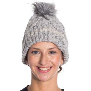 Women's Winter <b>Knitted</b> Slouch Beanie <b>Hat</b> with Pom Pom Sports Style Winter Slouchy <b>Hat</b> Beanie - Product Image 5