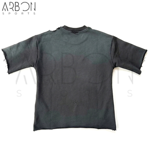 Nouveauté : T-shirt vintage surdimensionné au design unique et confortable, effet délavé, avec impression graphique Fresh Start, prix de gros - Product Image 2