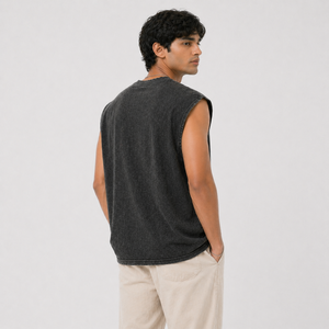 Débardeur Homme en Polyester et Coton 100% (180g) Personnalisable avec Logo – Sportif, Musculation, Fitness, Gym – Respirant, Écologique, Séchage Rapide – Vente en Gros - Product Image 6