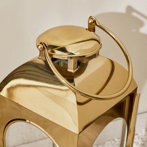 2025 New Designer <b>Gold</b> Metal Pillar Holder Handmade Shiny Interior Exterior Home Decorations Latest Trending Product - Product Image 2