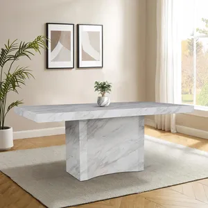 Isla de Cocina Iluminada de Lujo con Incrustaciones de Mármol, Superficie Ecológica Hecha a Mano de Resina de Piedra Natural con Diseño Floral, Resistente al Agua y al Fuego, Ideal para Hoteles - Product Image 1