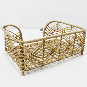 Handmade Metal & <b>Plastic</b> Cat <b>Bed</b> Cave & <b>Dog</b> Sofa Eco-Friendly Indoor Use with Removable Cover - Product Image 3