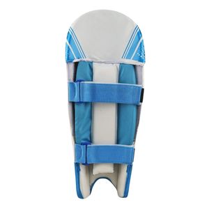 Almohadillas Ligeras Personalizadas para Atrapador de Críquet, Color Azul y Blanco, Acolchado Interno, Protección UV, para Diestros, con su Logotipo - Product Image 3