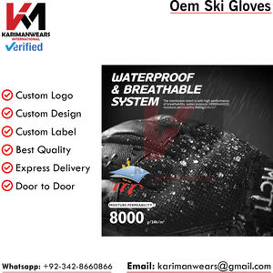 Gants de ski pour sports d'hiver, légers, respirants, matériau durable, ajustement confortable, haute adhérence - Product Image 3