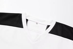 เสื้อฮอกกี้น้ำแข็งทีมสั่งทำพิเศษ ผ้าโพลีเอสเตอร์ 100% คุณภาพสูง ระบายอากาศได้ดี ซับเหงื่อ แห้งไว พิมพ์ลายแบบรีดร้อน คอวี - Product Image 5