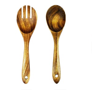 Utensilios para ensalada hechos a mano, ecológicos, recubiertos de resina, aptos para lavavajillas, hechos en India - Product Image 4
