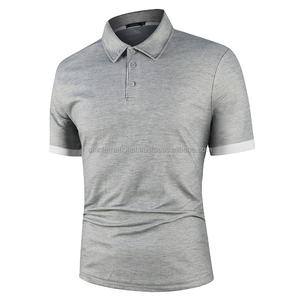 Chemise de golf pour homme à manches courtes, vintage, séchage rapide, en toile de coton/élasthanne, avec logo personnalisé, qualité OEM, en stock - Product Image 4