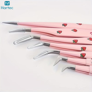 Meilleure Vente Pince à Cils Isolante et Volumisante, Pince à Cils Professionnelle Pointue en Acier Inoxydable, Fournitures pour Extensions de Cils - Product Image 3