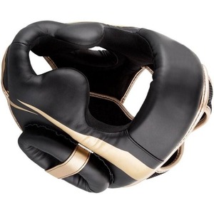 Hot Selling Professional Modular Leather Boxing Helmet Custom Logo Sport Head Guard with Safety Training Gear - Product Image 3