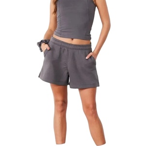 Shorts Casuales de Verano para Mujer, Corte Ajustado, Tela Suave y Transpirable, Color Sólido, Ecológicos, de Secado Rápido, a la Moda - Product Image 1
