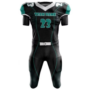 Custom <b>College</b> Football Uniform Set Breathable 100% Polyester Tackle Twill Short Sleeve Practice Jersey - Product Image 2