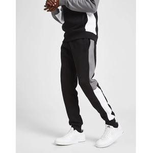 ชุดวอร์มผู้ชายทรงขาบาน สีพื้น โลโก้สั่งทำได้ ระบายอากาศได้ดี ผลิตจากผ้าฝ้าย 100% พร้อมลายสกรีนพิมพ์ลายซ้อนกัน - Product Image 6