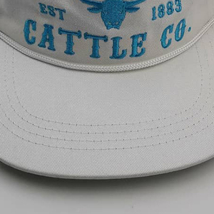 High Quality Wholesale Unisex 100% Cotton Twill 6 Panels Adjustable Baseball Cap <b>Hat</b> With Metal Buckle Embroidery Patch - Product Image 6