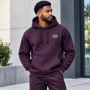 Sweat-shirt à capuche en molleton français pour homme, manches longues, coupe classique, léger, pour les saisons de transition - Product Image 4