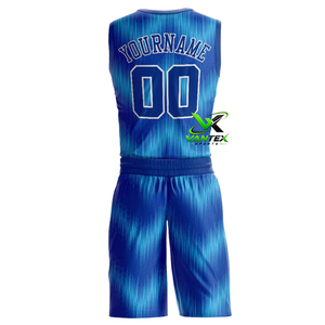 Ensemble de maillots de basket-ball écologiques VANTEX, design camouflage rouge, respirant, uniforme d'équipe - Product Image 6