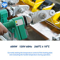 Machine à souder à chaud PPR haute efficacité D&R 600W - 120V 60Hz Outil puissant de raccordement de tuyaux en plastique