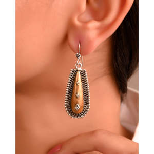 Pendientes de Plata Meera Jaipur Sandhya Fashion Drop - Product Image 1