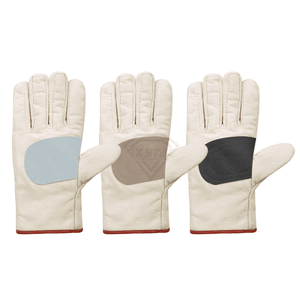Gants de jardinage en cuir respirants, longueur poignet, style uni, pour usage extérieur printemps-automne - Product Image 5