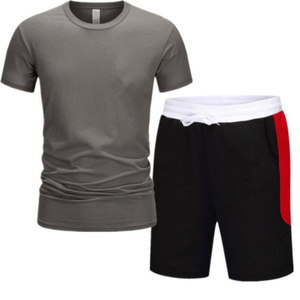 Ensemble de shorts pour hommes en coton épais, décontracté, avec impression graphique personnalisée, respirant, séchage rapide, streetwear, tenue 2 pièces, fournisseur - Product Image 3