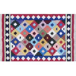 Cotton Flatweave Rug <b>Runner</b> <b>For</b> <b>Kitchen</b> Entryway Bedroom And Hall 018 - Product Image 3