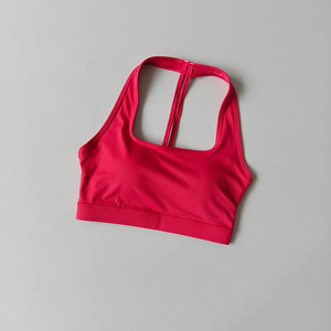 Soutien-gorge de sport d'été pour femme, à col halter en T, antichoc et de maintien, idéal pour la course, le fitness et le yoga - Product Image 5