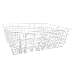 Panier de rangement en métal industriel élégant et durable pour placard - Product Image 4