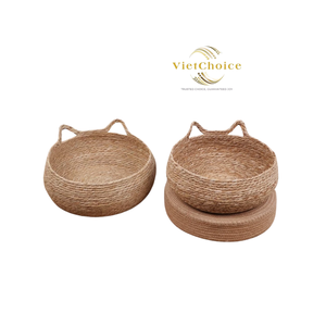 Cama para Gatos de Pasto Marino Natural, Tejida a Mano, Cesta de Descanso para Mascotas de Interior, Venta al Por Mayor - Product Image 1