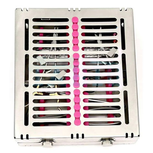 Kit d'instruments chirurgicaux dentaires avec pinces d'extraction, ciseaux et outils orthodontiques, plusieurs couleurs, certifié CE, utilisation manuelle - Product Image 2