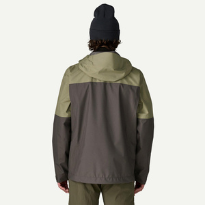 Veste de pluie à capuche pour homme, style résistant au vent, veste coupe-vent imperméable pour l'extérieur en hiver - Product Image 3