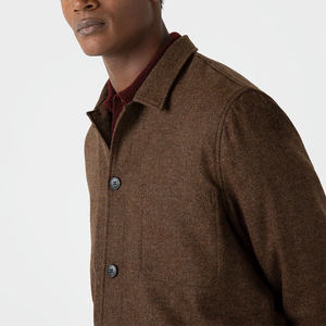 Nouvelle veste universitaire décontractée d'hiver pour hommes, en toile douce respirante, à séchage rapide, à double boutonnage, de haute qualité, personnalisable - Product Image 4