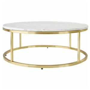 Casting Texture Modern Coffee Table <b>Large</b> Size High Standard Quality Metal Made Luxury Home Furniture in Golden Color - Product Image 2