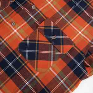 Camisa informal de franela de algodón transpirable de primera calidad, estilo vintage, con estampado a cuadros, para actividades al aire libre, ropa de calle - Product Image 4