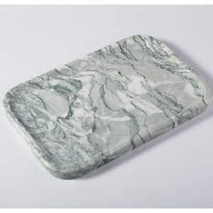 Premium Rectangle Natural Marble Serving Tray Traditional Gold Plated <b>Decorative</b> <b>Tea</b> Coffee Snack Kitchen Dining <b>Party</b> Low Rate - Product Image 4