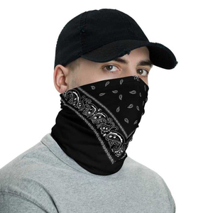 Bandana en coton imprimé personnalisé unisexe, accessoire de mode, foulard, couvre-tête, vente en gros, avec logo personnalisé, en coton doux imprimé pour la tête et le cou - Product Image 2