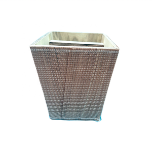 Caja de maceta de flores de madera barnizada con revestimiento UV de alta calidad, venta al por mayor, artesanías decorativas de madera, modelo de pared rústica - Product Image 6