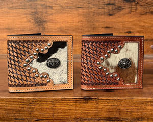 กระเป๋าสตางค์หนังวัวแท้สำหรับผู้ชายดีไซน์เนอร์รุ่นใหม่กระเป๋าสตางค์หนังวัวแท้ของขวัญที่ใส่เงินสดสีน้ำตาลแฟชั่นสำหรับผู้ชาย - Product Image 4