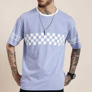 T-shirt pour homme en coton 100% - T-shirt uni en coton - T-shirt décontracté pour homme - Col rond - T-shirt basique pour homme - Différentes tailles - Product Image 1