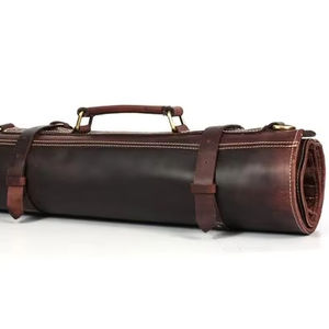 Sac à couteaux de chef en cuir véritable de qualité supérieure, durable, nouveau design OEM, sac à couteaux de chef en cuir véritable LKR-0330 - Product Image 1