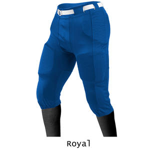 Men's Black Padded American Football <b>Pants</b> With <b>Mesh</b> Panels Belt Closure Athletic Fit Adult Sports Wear - Product Image 6