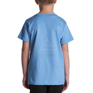 Camisetas infantiles de mezcla de algodón de primera calidad, suaves, transpirables, ligeras, para uso en verano, para uso casual. - Product Image 2