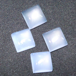 Hot Sale Shape Square Cut Blue Chalcedony Loose Gemstones Watery Attractive Blue Colored Chalcedony Suppliers Stones Low Prices - Product Image 3