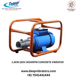 Vibrador de Motor Externo de Doscientos Veinte Voltios y Ciento Noventa Hertzios, Sistema de Compactación de Alta Potencia para Construcción - Product Image 1