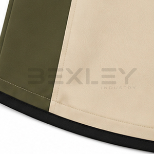 Al por mayor: Thobes técnicos largos con capucha en gris y negro, con inserciones de contraste en las mangas, cuello con cremallera y silueta frontal recta - Product Image 5