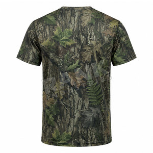 เสื้อยืดล่าสัตว์แฟชั่นใหม่ ไซส์ใหญ่ ผลิตจากผ้าฝ้ายผสมโพลีเอสเตอร์ สไตล์ลำลอง สำหรับผู้ชาย วางขายออนไลน์ - Product Image 2