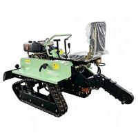 Traktor Mini Beroda Rantai 25/35 Tenaga Kuda, Sangat Efisien, dengan Lampiran yang Dapat Dilepas.
